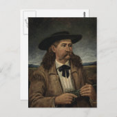 Wild Bill Hickok Painting Postkarte (Vorne/Hinten)