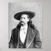 Wild Bill Hickok Portrait Poster (Vorne)