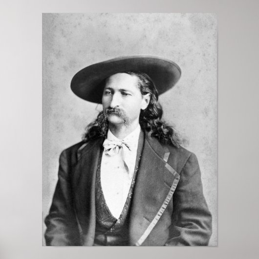 Wild Bill Hickok Portrait Poster (Vorne)