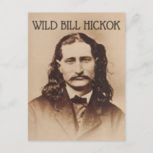 WILD BILL HICKOK POSTCARDS POSTKARTE