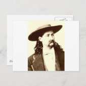 WILD BILL HICKOK POSTKARTE (Vorne/Hinten)