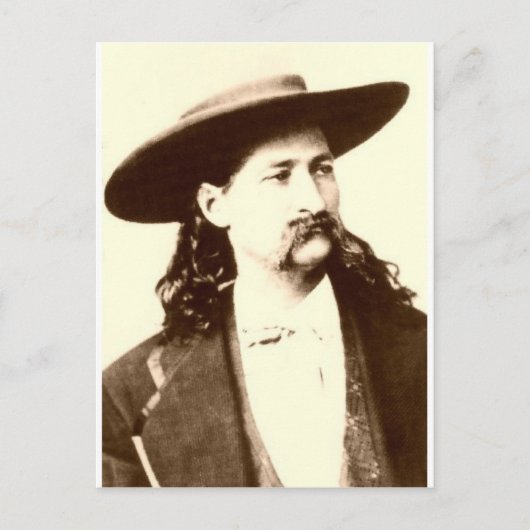 WILD BILL HICKOK POSTKARTE (Vorderseite)