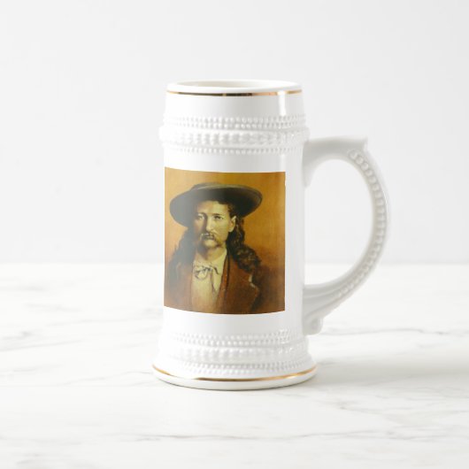 Wild Bill Hickok Stein Bierglas (Rechts)
