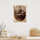 Wild Bill Hickok - Texas Jack - Buffalo Bill Poster (Küche)