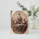 Wild Bill Hickok - Texas Jack - Buffalo Bill Postkarte (Stehend Vorderseite)
