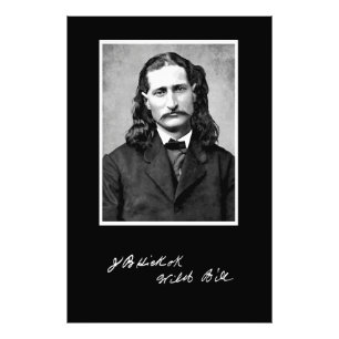 'Wild Bill' James Butler Hickok in seinem Premierm Fotodruck
