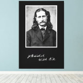 'Wild Bill' James Butler Hickok in seinem Premierm Leinwanddruck (Insitu (Holzboden))