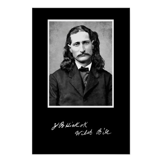 'Wild Bill' James Butler Hickok in seinem Premierm Poster (Vorderseite)