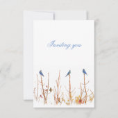 Wild Bird Design Einladung (Vorderseite)