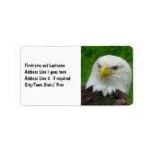 Wild Bird Fotografy - American Bald Eagle Adressaufkleber (Vorne)