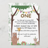 Wild Birthday Awars : 1 Jahr Einladung zum Geburts (Vorne/Hinten)