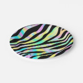 Wild Birthday Party Zebra Birthday Paper Tellers Pappteller (Schrägansicht)