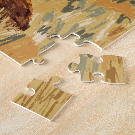 Wild Bison Meadow Nature Jigsaw Puzzle (Seite)