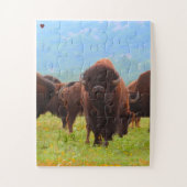 Wild Bison Oklahoma Puzzle (Vertikal)