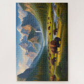 Wild-Bison-Tal, Berge Puzzle (Vertikal)