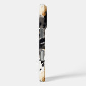 Wild Black Cream Leopard Animal Print Case-Mate iPhone Hülle (Rückseite / Rechts)