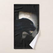 Wild Black Jaguar Badhandtuch Set (Handtuch)