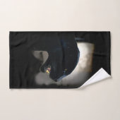 Wild Black Jaguar Badhandtuch Set (Handtuch)