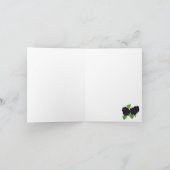 Wild BlackBerry Vielen Dank Dankeskarte (Innenseite)