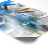 WILD BLAUE YONDER FOTO DRUCKEN (Ecke)