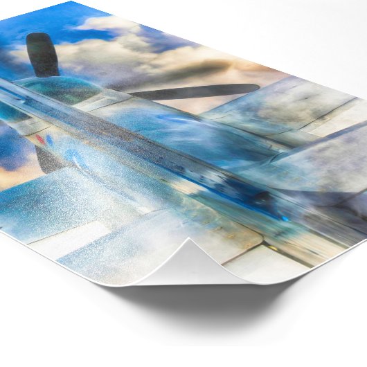 WILD BLAUE YONDER FOTO DRUCKEN (Ecke)