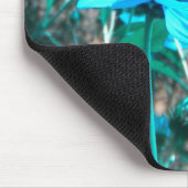 Wild blauer Sonnenblumenmousepad Mousepad (Ecke)