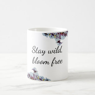 Wild bleibe, blühfrei - Orchid Art Tasse
