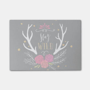 Wild Bleibe Post-it Klebezettel