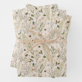 Wild Bloom Pattern Geschenkpapier Set (Beispiel)
