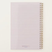 Wild Blooms Notebook Planer (Rückseite)