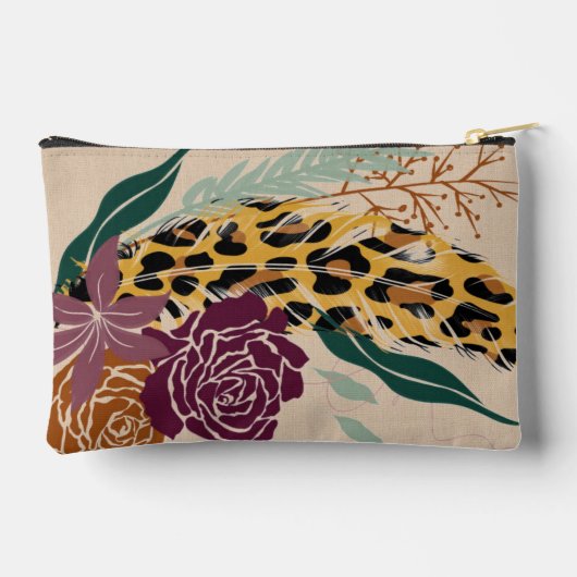 Wild Blooms Zubehörtasche (Rückseite)