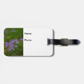 Wild Blue Phlox Gepäckanhänger (Rückseite horizontal)
