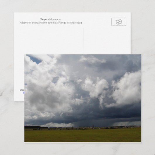 Wild Blue Yonder Postkarte (Vorne/Hinten)