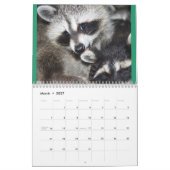 Wild Blue Yonder Raccoons of 2021 Calendar Kalender (Mär 2027)