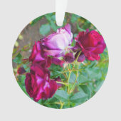 Wild Blue Yonder Rose #1 Ornament (Vorderseite)