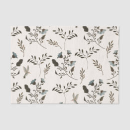 Wild Bluebell Watercolor Wedding Invitation Suite Seidenpapier