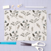 Wild Bluebell Watercolor Wedding Invitation Suite Seidenpapier (Handwerk)