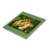 Wild blühende Rose Honeysuckle Keramik Tile Fliese (Seite)