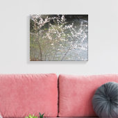WILD BLUME CANVAS DRUCKEN LEINWANDDRUCK (Insitu (Wohnzimmer))