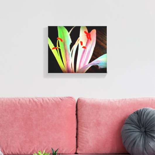 Wild Blume Canvas Print Leinwanddruck (Insitu (Wohnzimmer))
