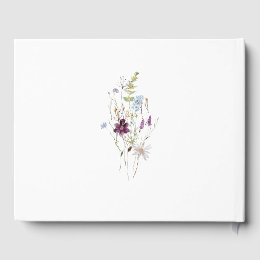 Wild Blume Gästebuch (Rückseite)