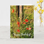 WILD-BLUME KARTE (Gelbe Blume)