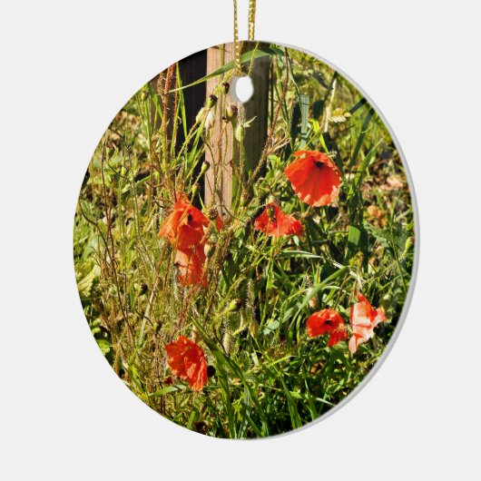 WILD-BLUME KERAMIKORNAMENT (Links)