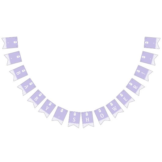 Wild Blume Mason Jar und Lace Baby Shower Wimpelkette (Alle)