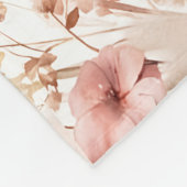 Wild Blume Meilenstein Blanket, Baby Girl Month Fleecedecke (Ecke)