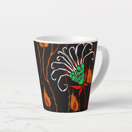 Wild Blume Pattern Milchtasse (Rechte Ecke)