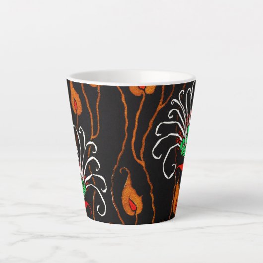 Wild Blume Pattern Milchtasse (Vorderseite)