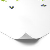 Wild-Blume-Poster Poster (Ecke)