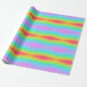 Wild Blurred Rainbow Design Geschenkpapier (Ungerollt)