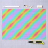 Wild Blurred Rainbow Design Seidenpapier (Handwerk)
